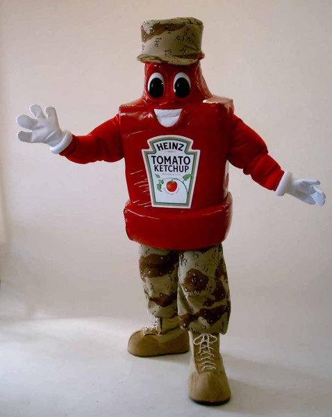 plush ketchup bottle